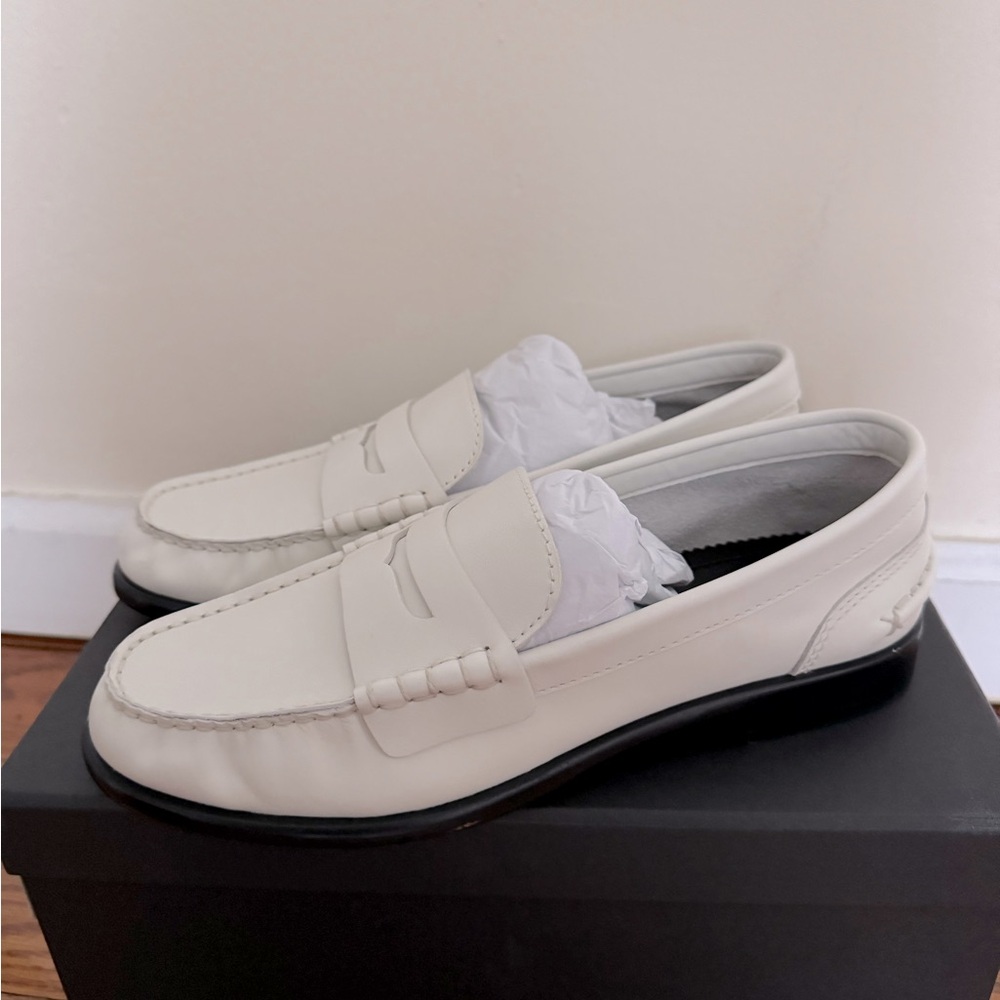 Rag & Bone White Flats for Effortless Style